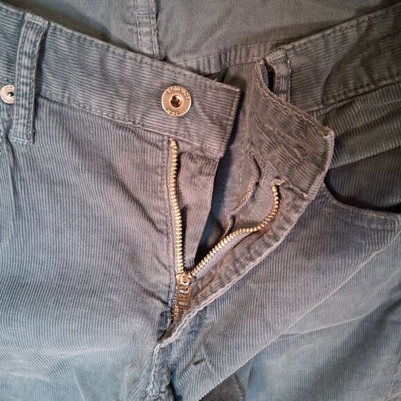 Bonobos Corduroy Straight Sz 31x32 Teal Blue Inseam 32 - Picture 6 of 8